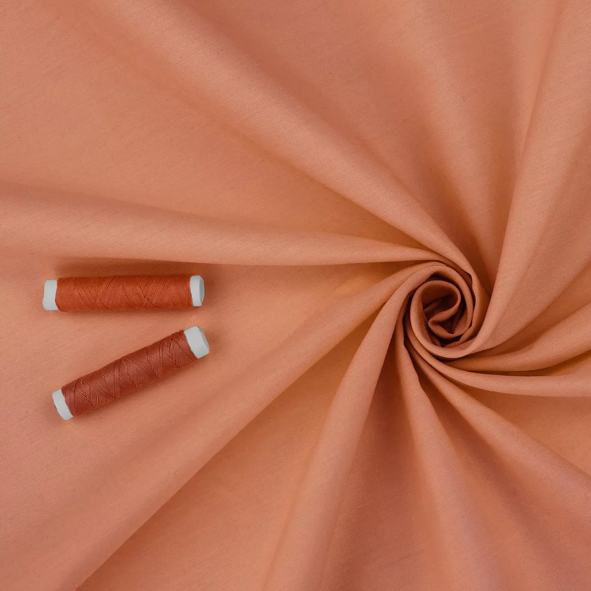 Light Cotton Poplin Solid Colour - Copper