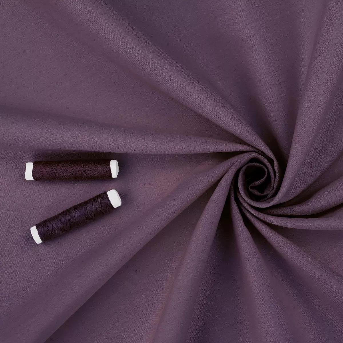Light Cotton Poplin Solid Colour - Mauve