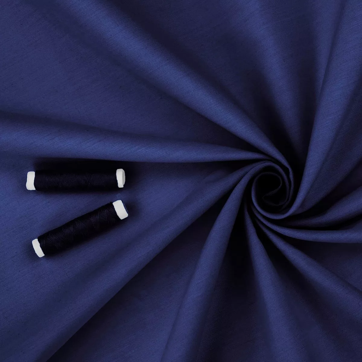 Light Cotton Poplin Solid Colour - Oxford Blue