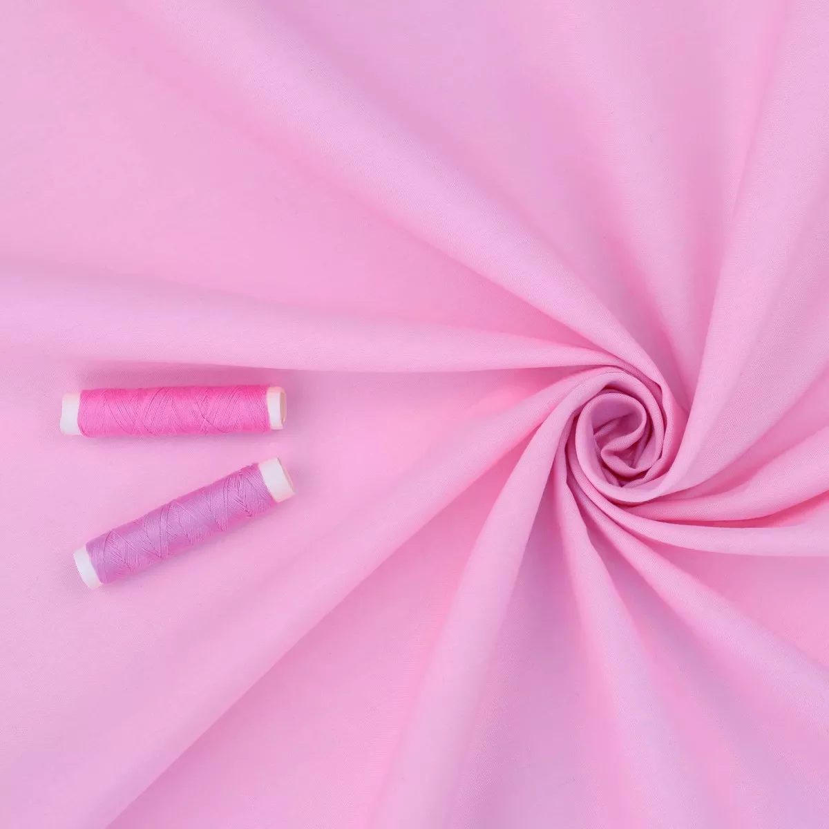 Light Cotton Poplin Solid Colour - Pink