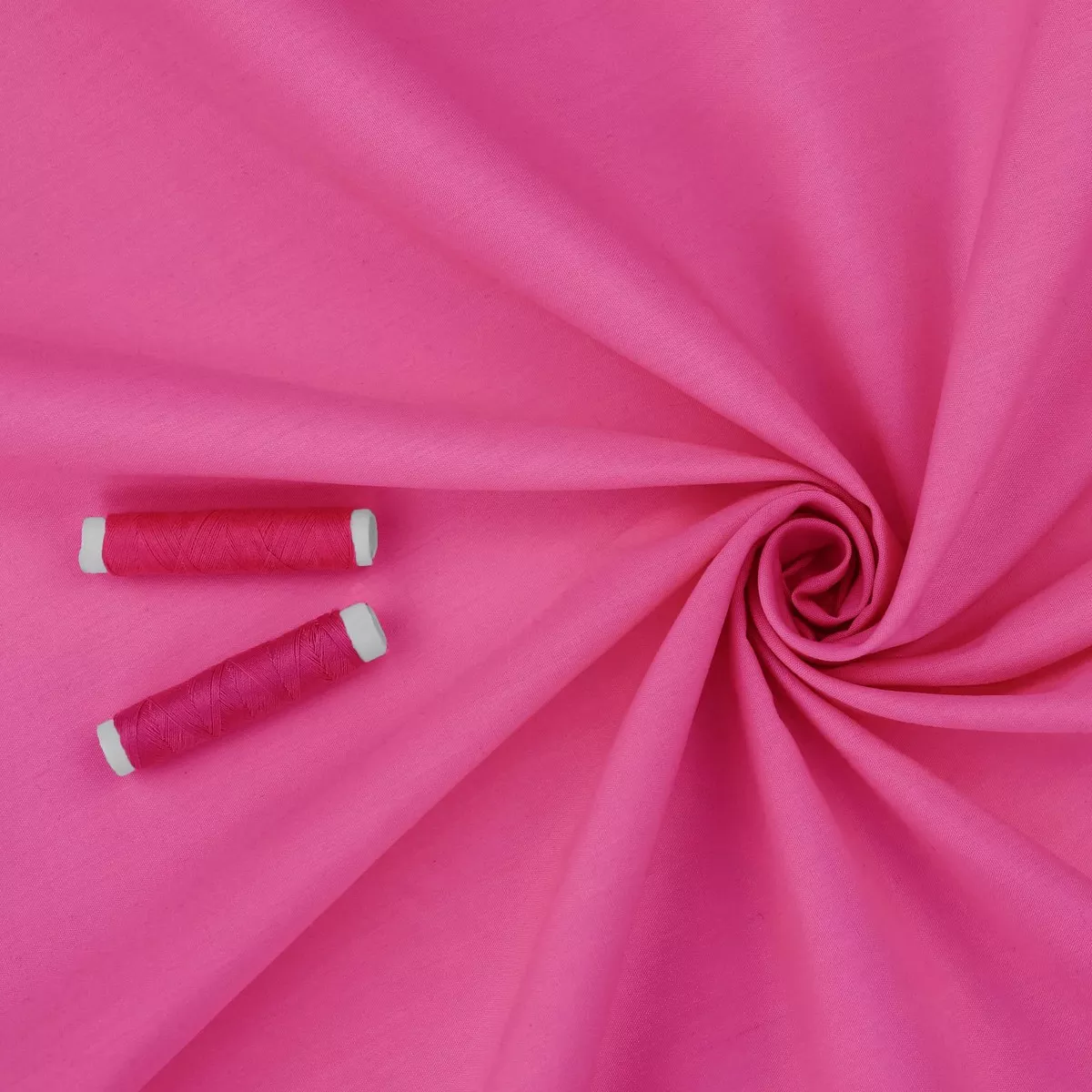 Light Cotton Poplin Solid Colour - Rose