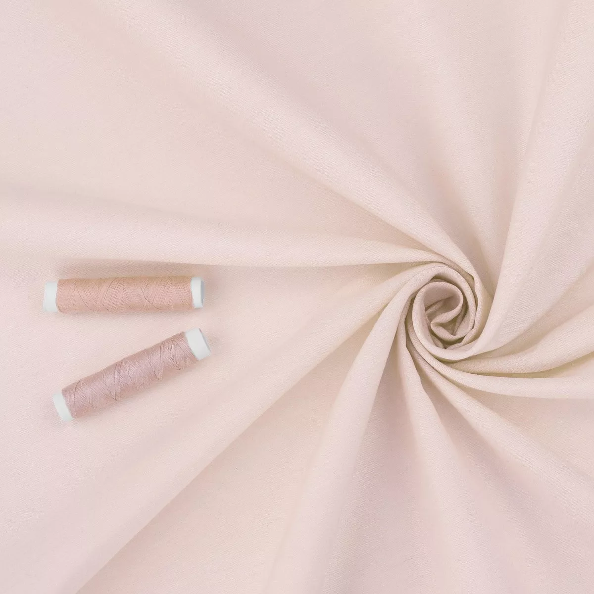 Light Cotton Poplin Solid Colour - Sand