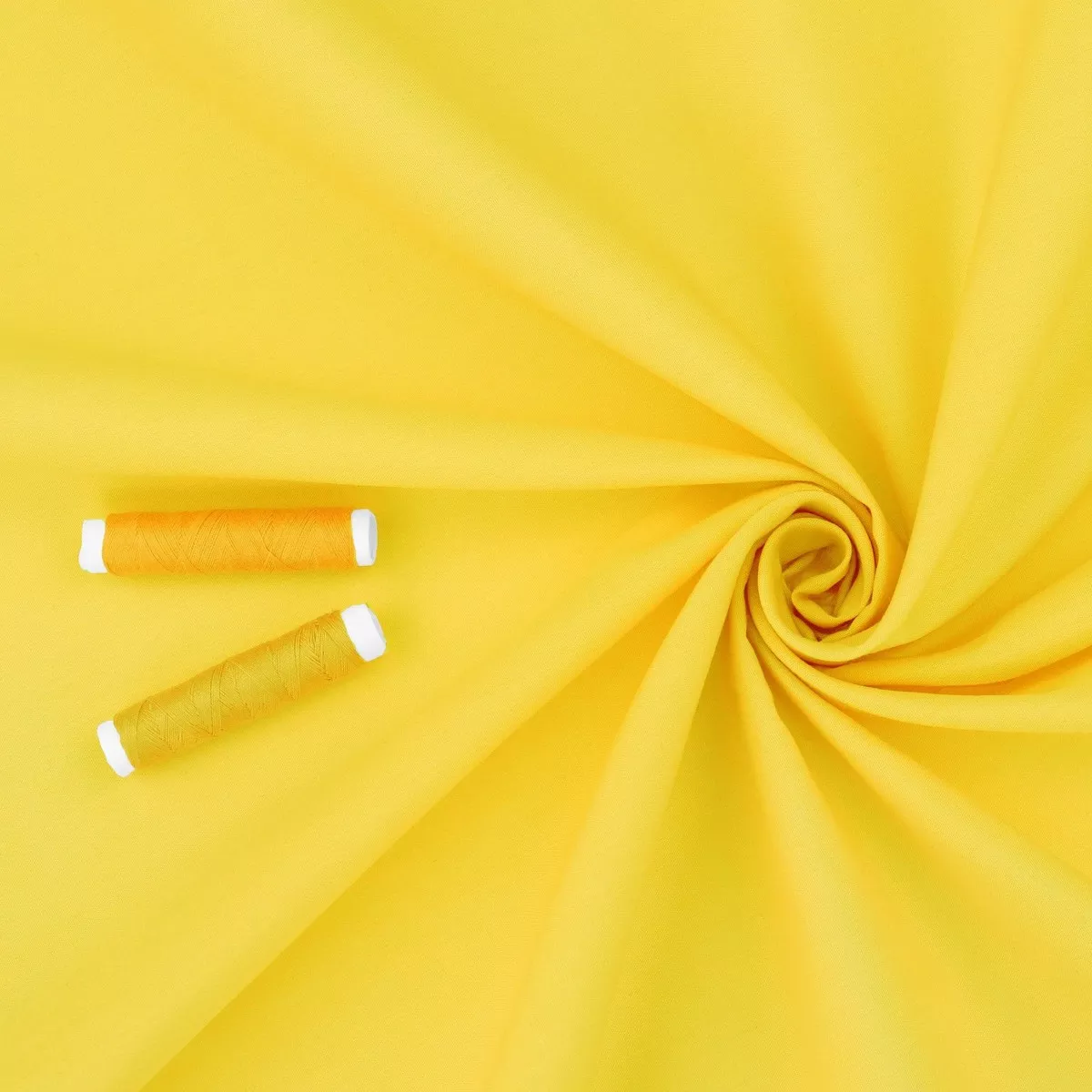 Light Cotton Poplin Solid Colour - Yellow