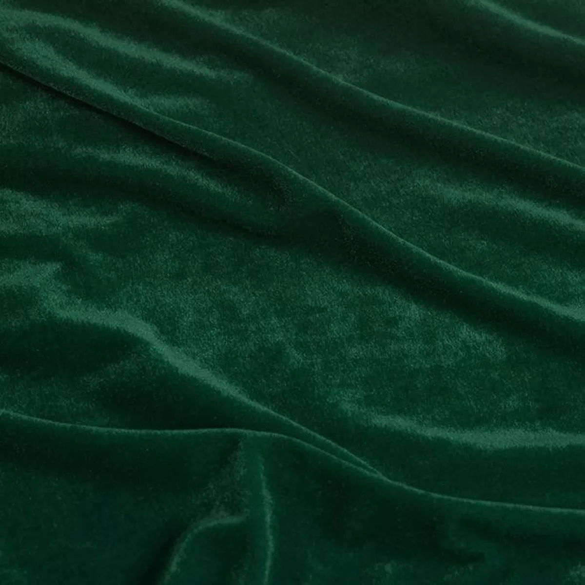 Luxurious Soft Velour Velvet - Bottle Green