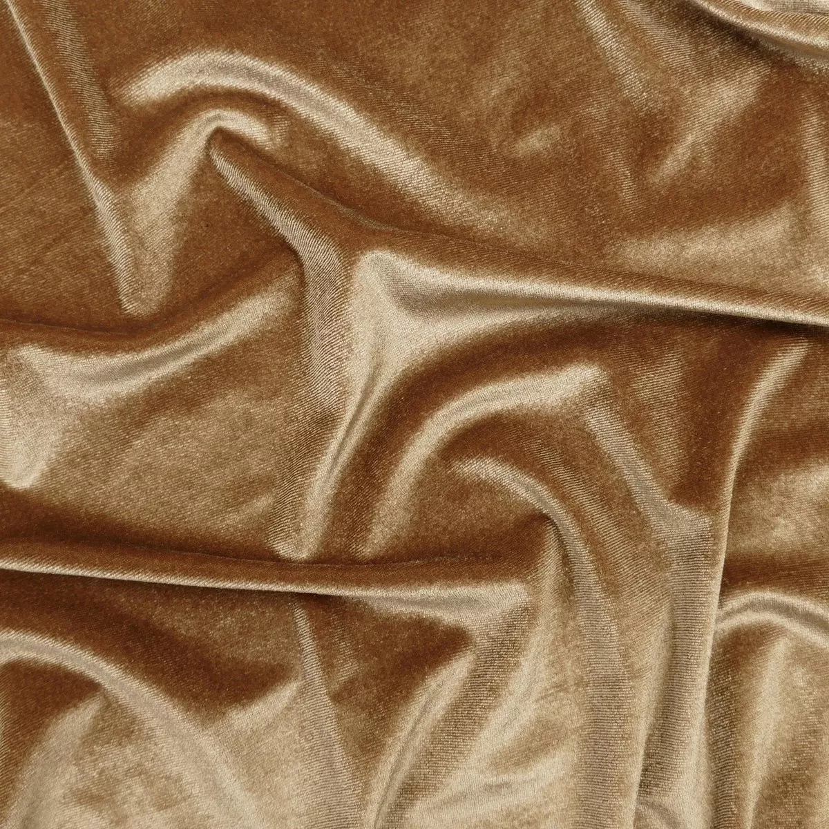Luxurious Soft Velour Velvet - Dull Gold