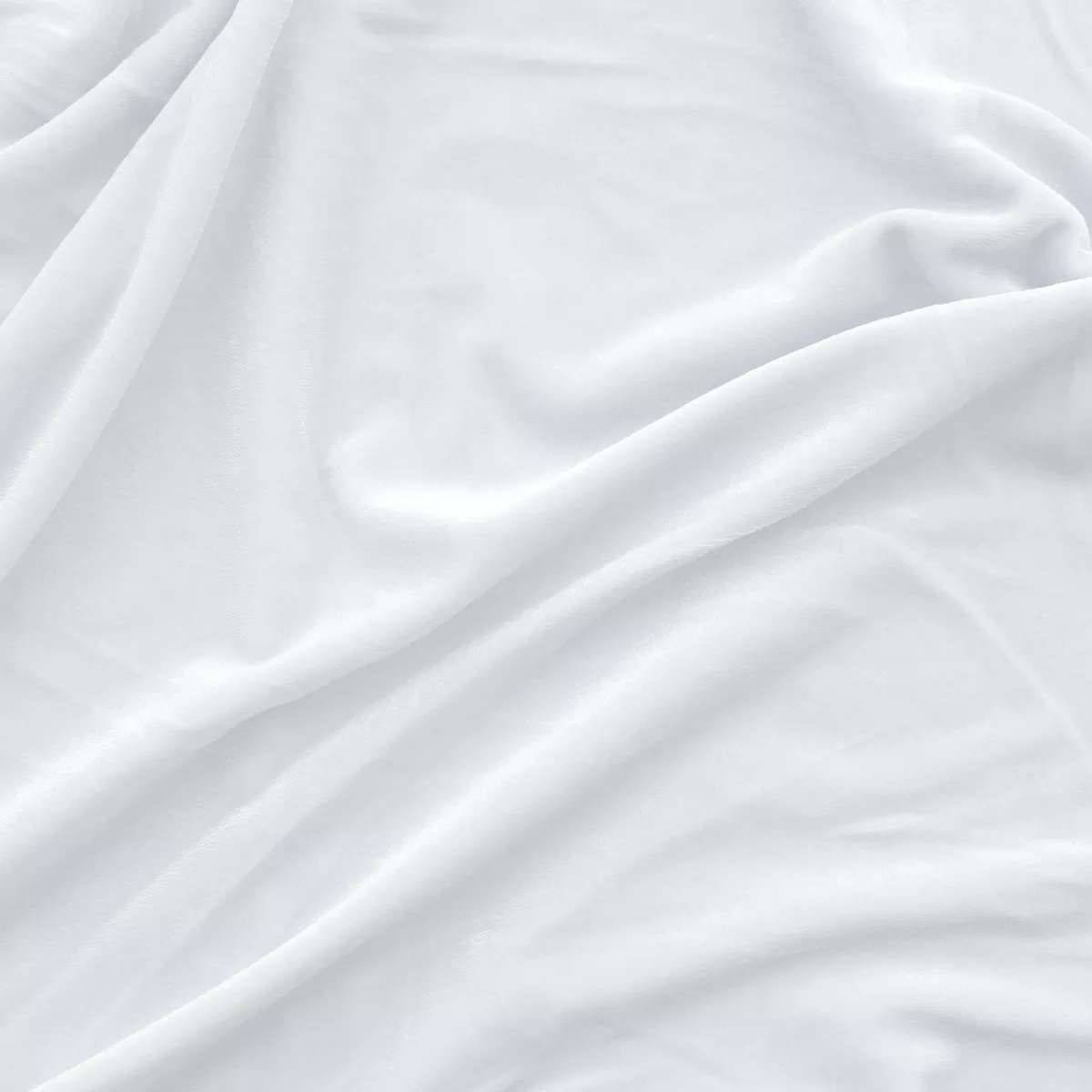 Luxurious Soft Velour - White
