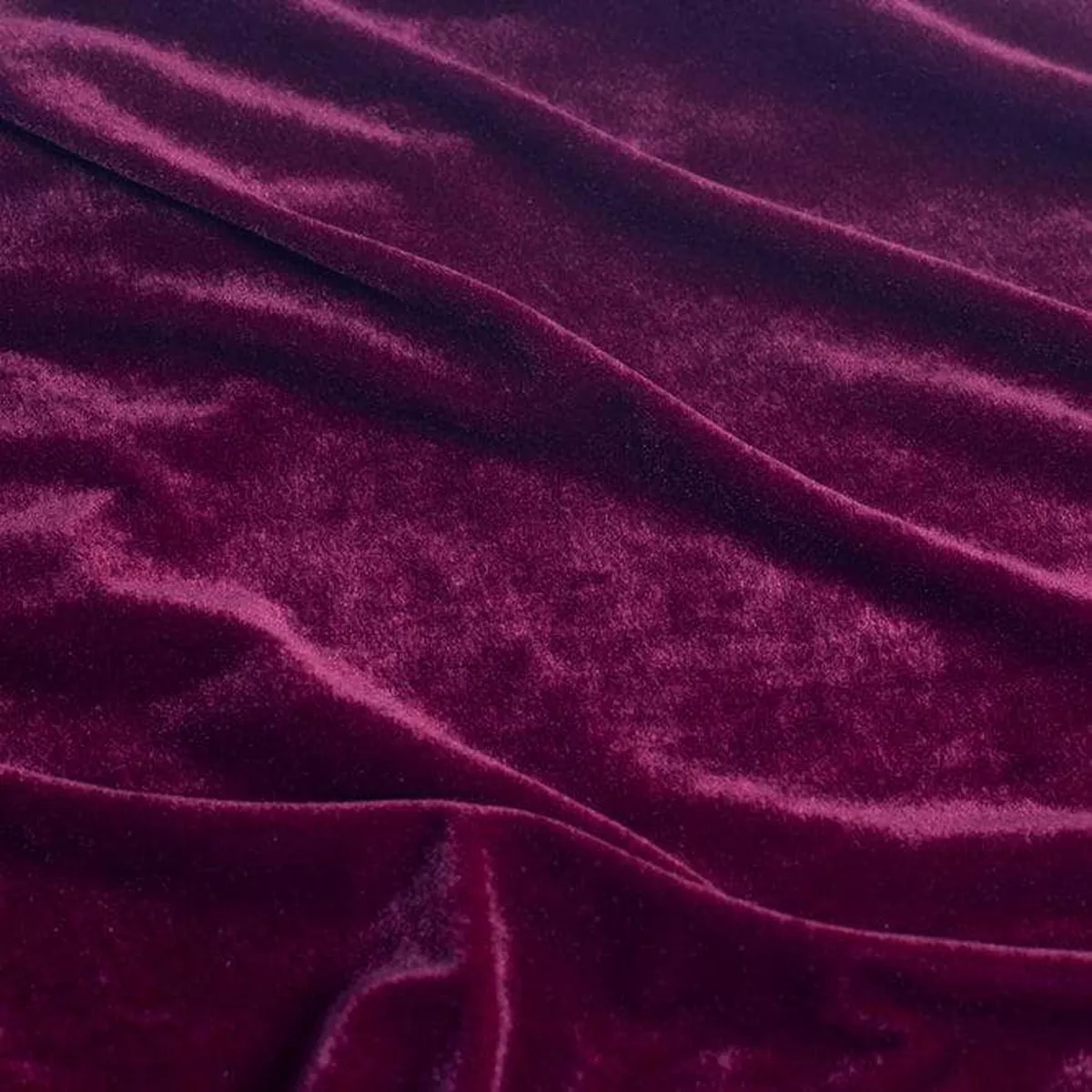 Luxurious Soft Velour - Wine