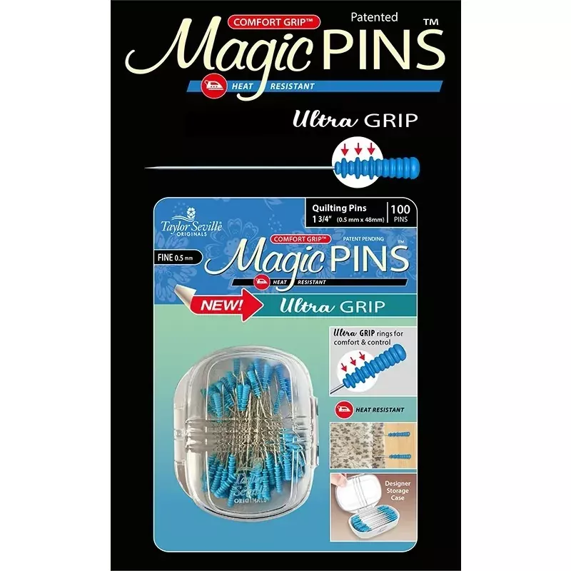 Magic Pin Ultra Grip Patchwork Fine Fine 1-3/4", 100 pc