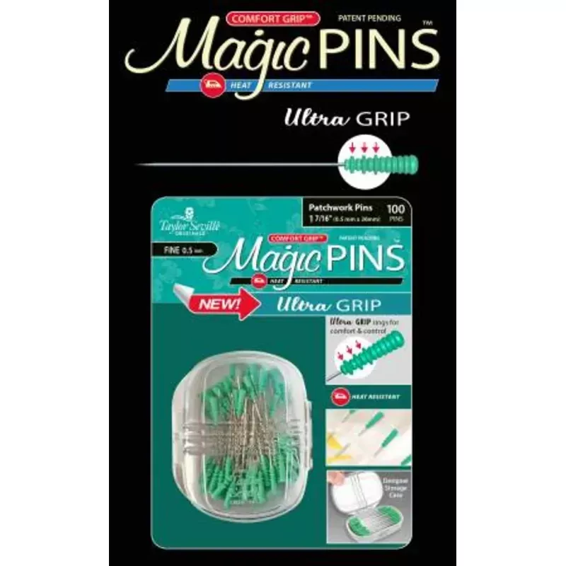 Magic Pin Ultra Grip Patchwork Fine Fine 1-7/16", 100 pc