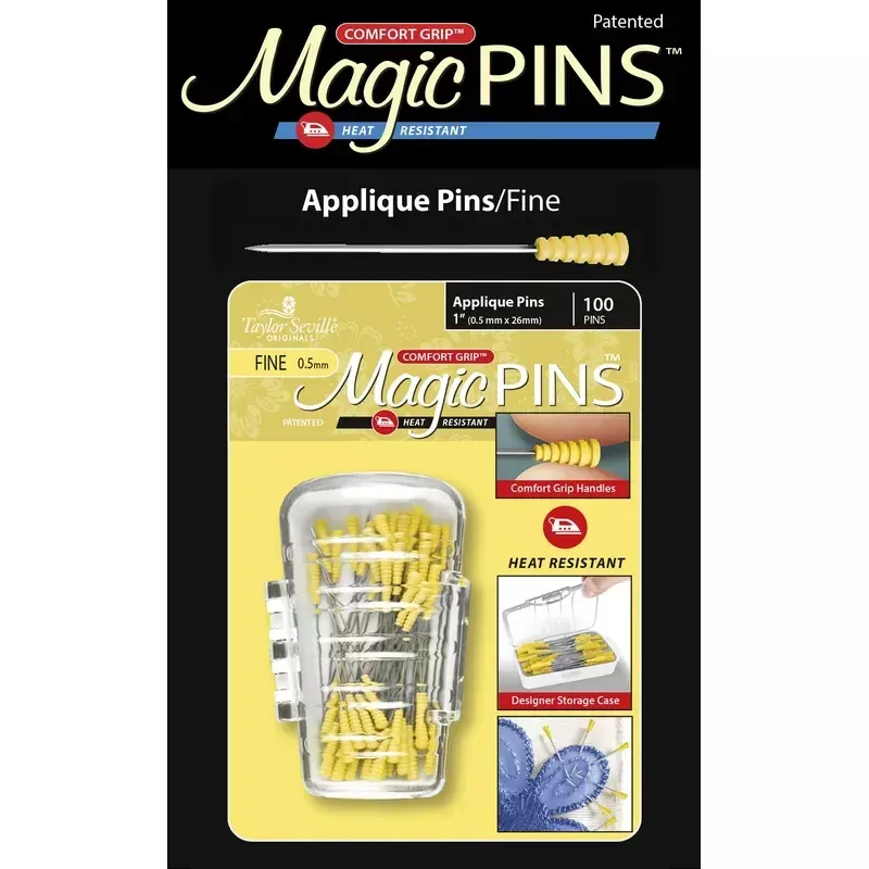 Magic Pins Applique Fine 1", 100pc