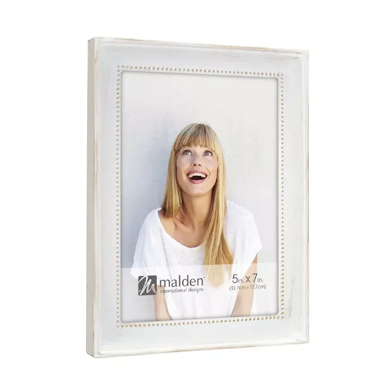 Malden Wood Picture Frame - Sutton White 5x7