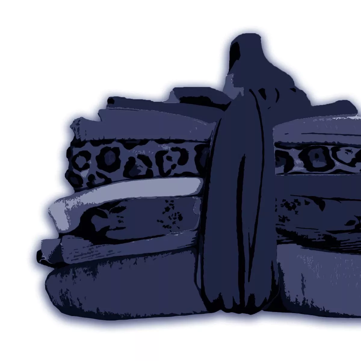 Mystery Colour Fabric Bundles - Navy