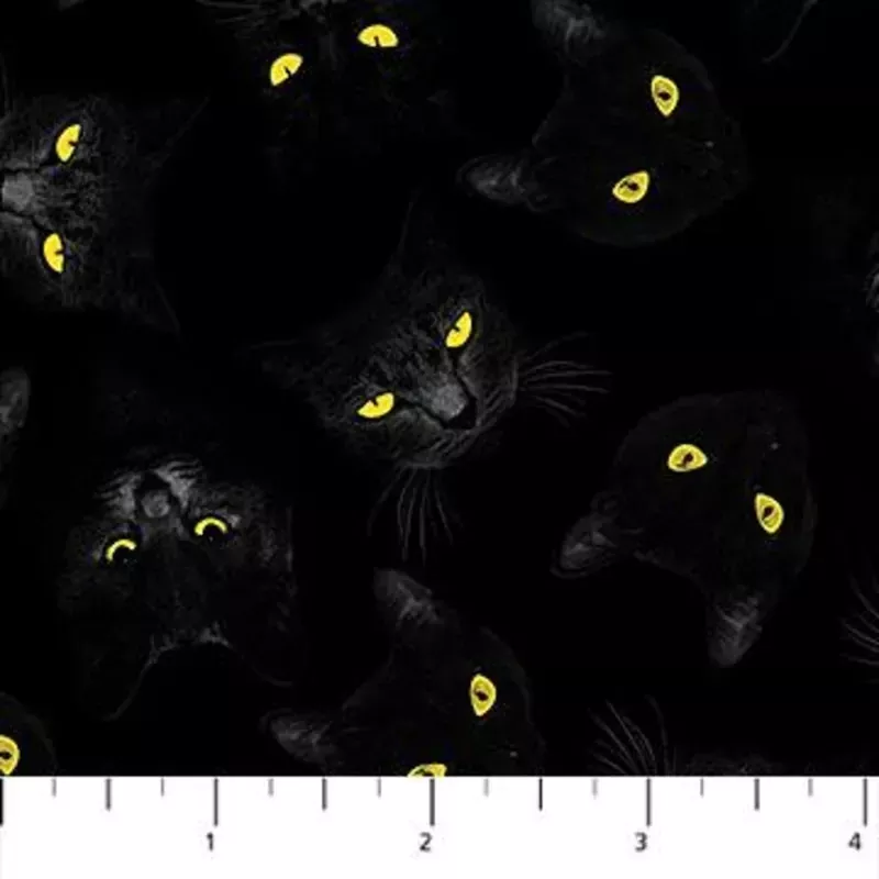 Northcott - Hocus Pocus - Black