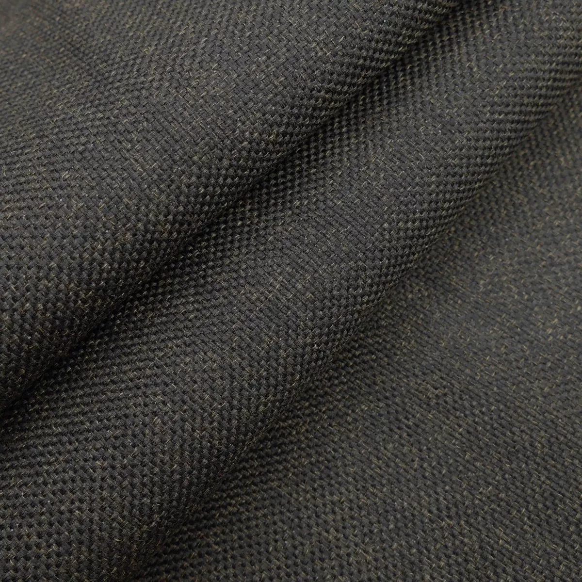 Panama Upholstery Basketweave - Black Gold