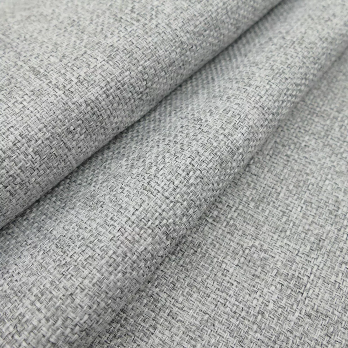 Panama Upholstery Basketweave - Silver Grey