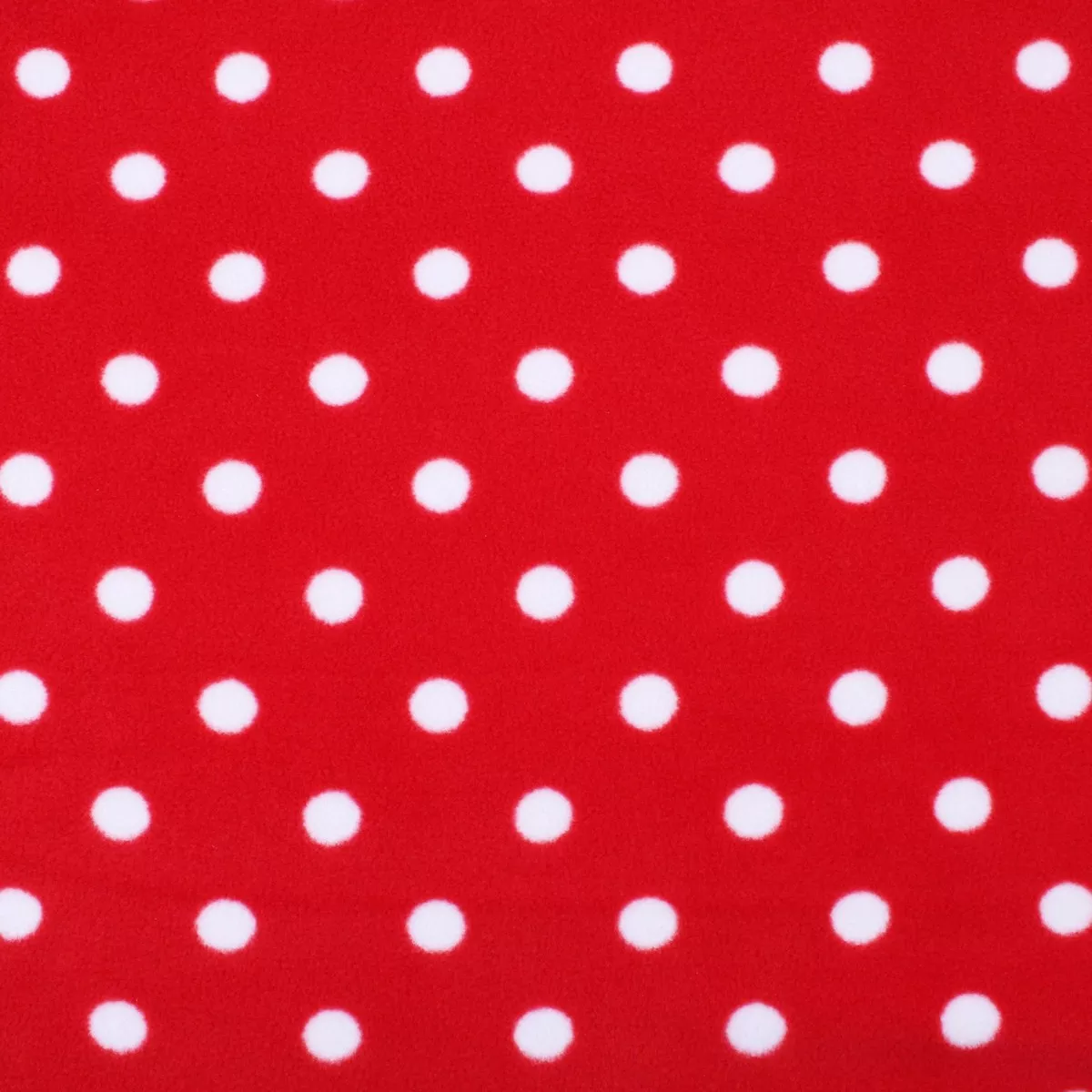 Polka Dot Smooth Fleece - Toadstool