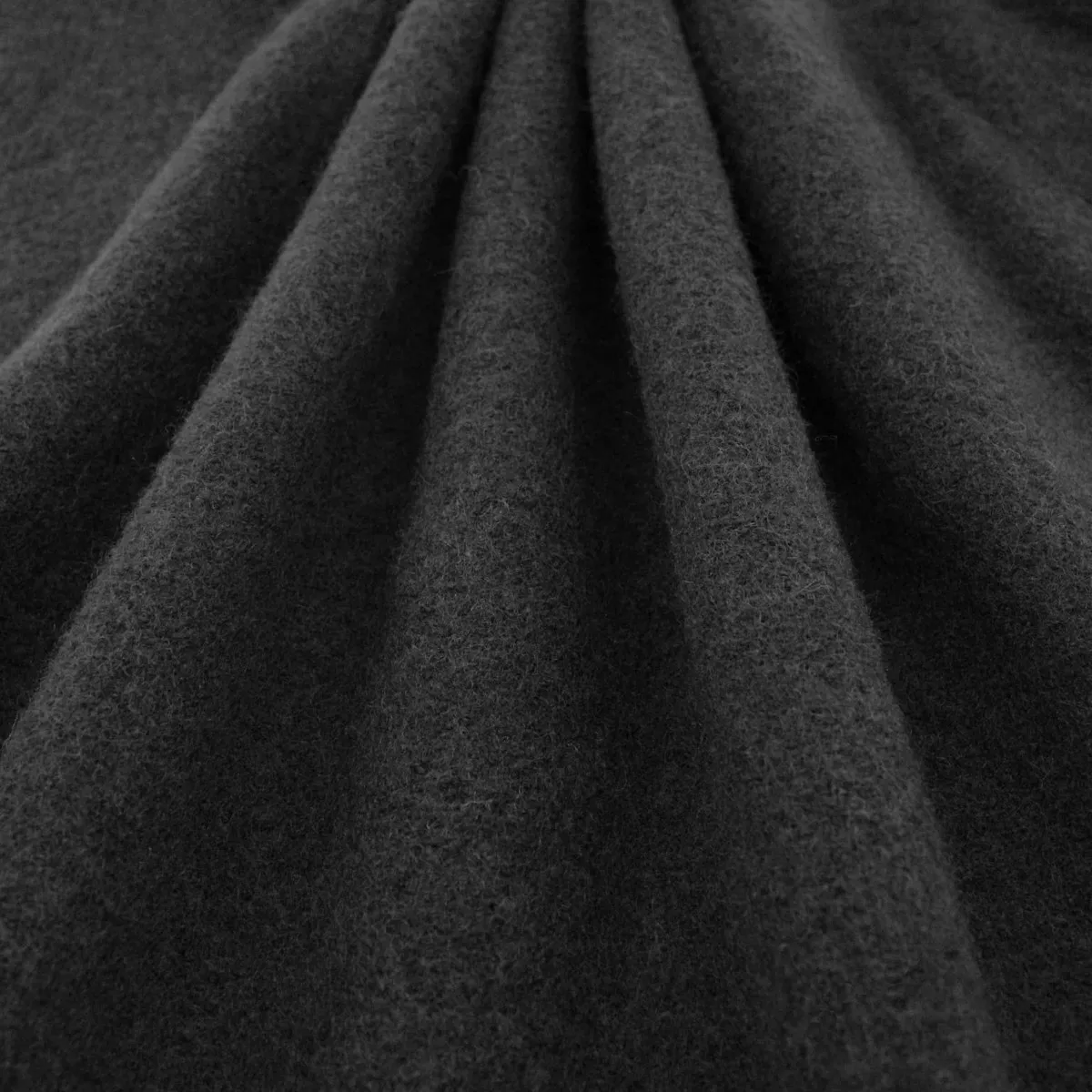 Pure Boiled Wool - Black