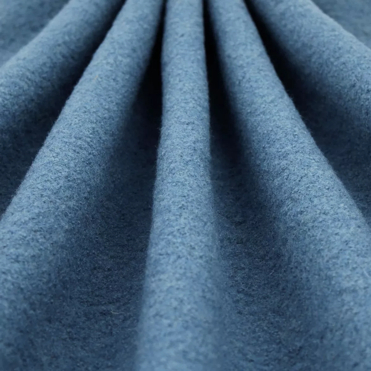 Pure Boiled Wool - Dusty Blue