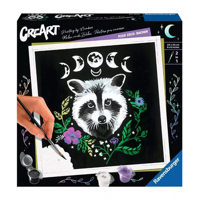 Ravensburger Pixie Cold Raccoon Paint by Number Kit