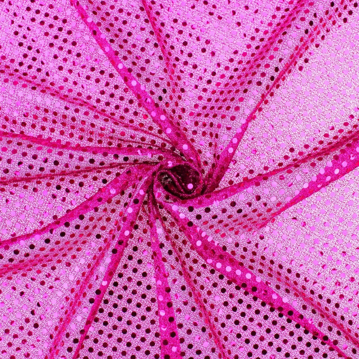 Sequins on a shimmering backing - Hot Pink