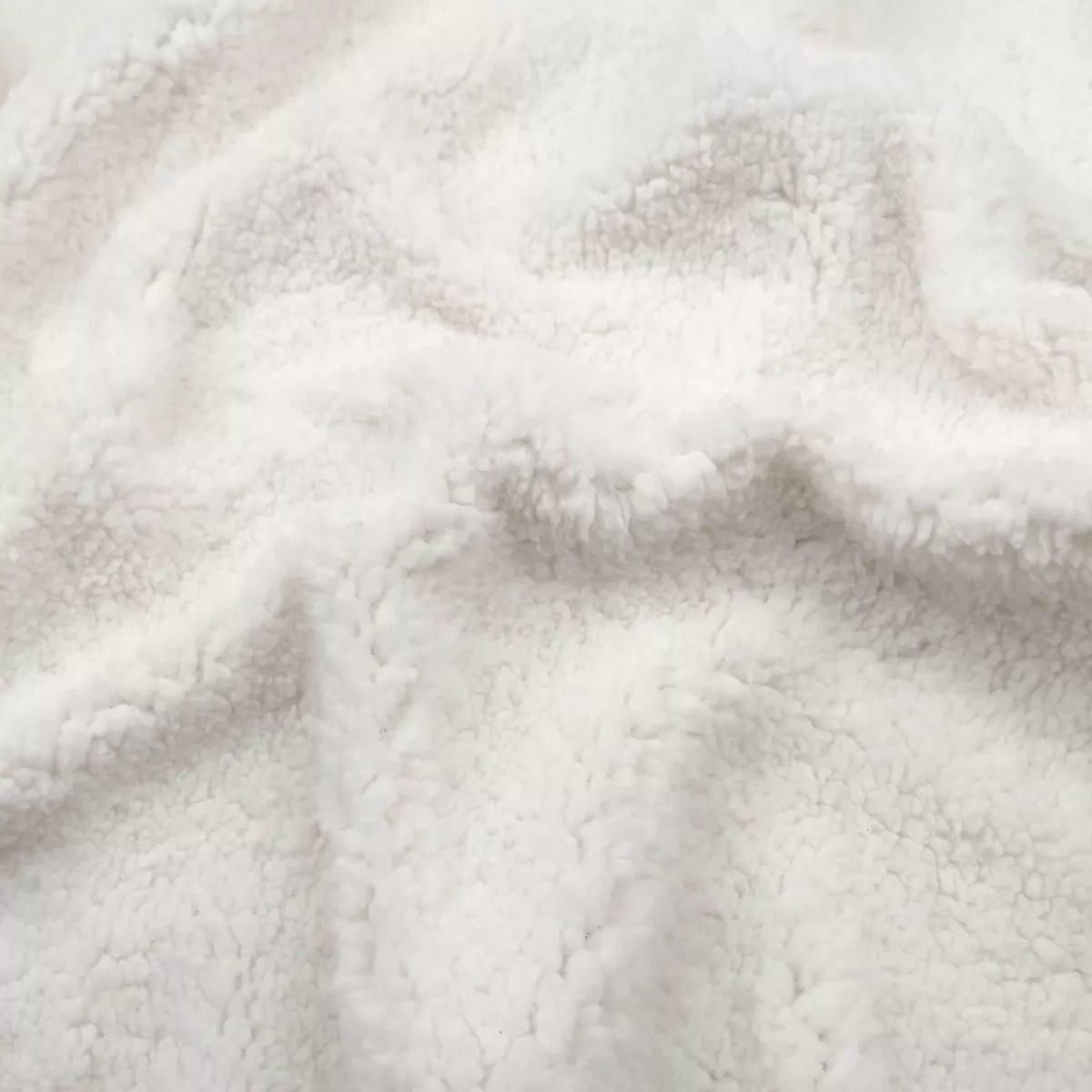 Sherpa Teddy Knitted Faux Fur - Ecru