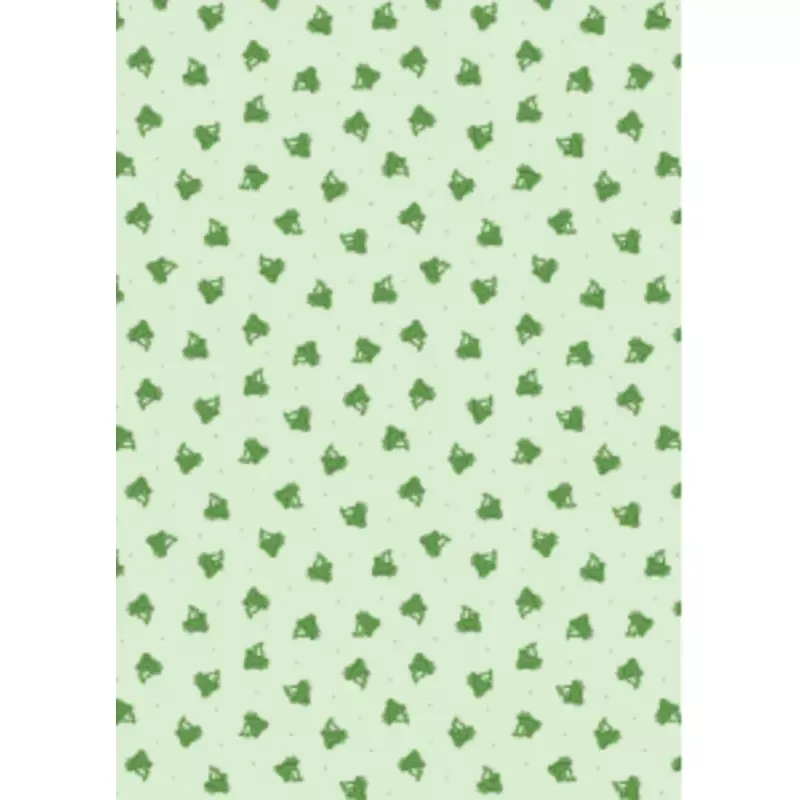 Small Things... Country Garden Small Things Frogs Green Fabric