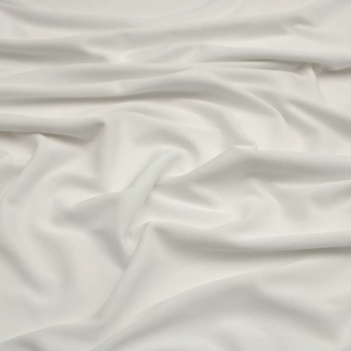 Soft Touch Elastane Dressmaking Fabric- Classic Chalk