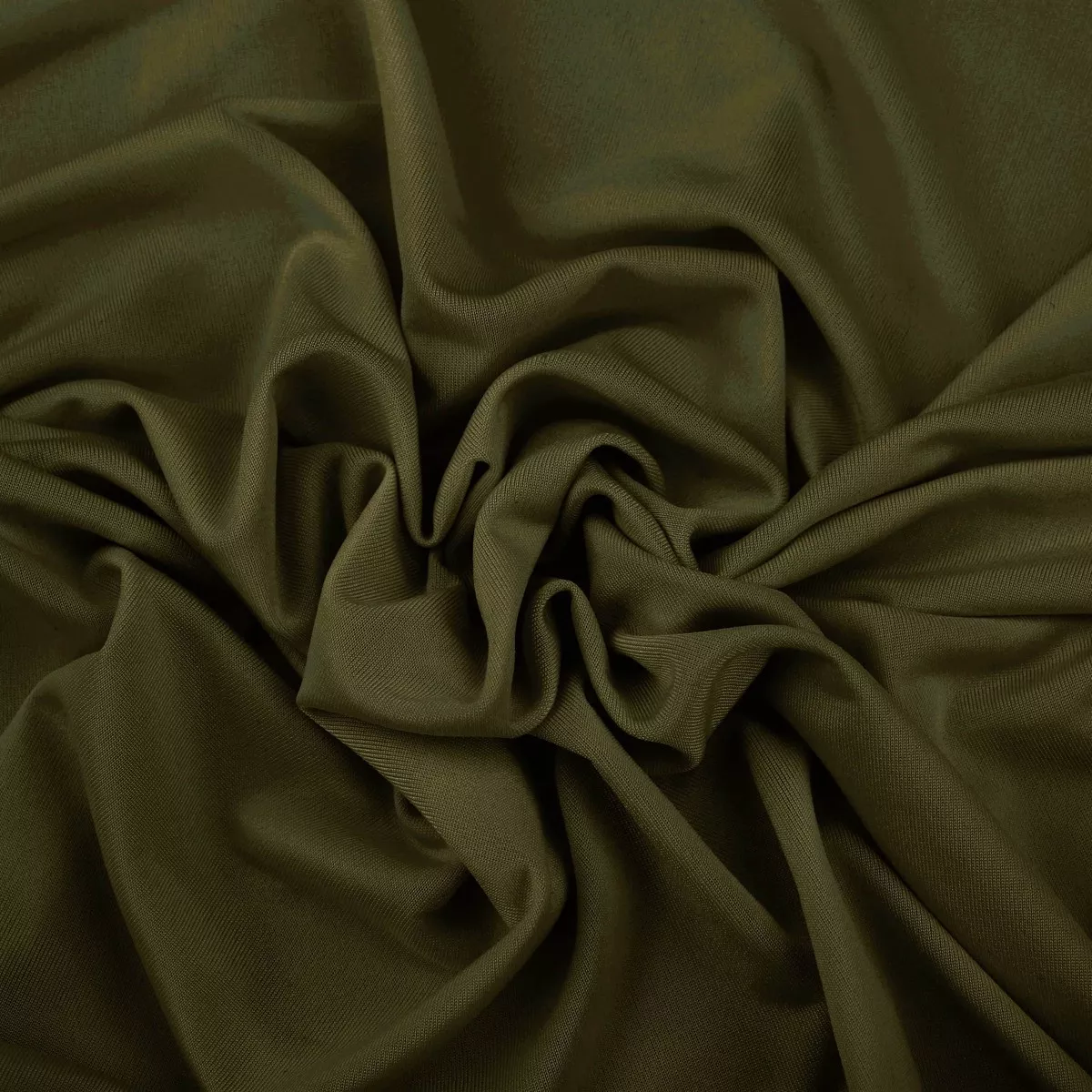 Soft Touch Elastane Dressmaking Fabric- Dark Rainforest