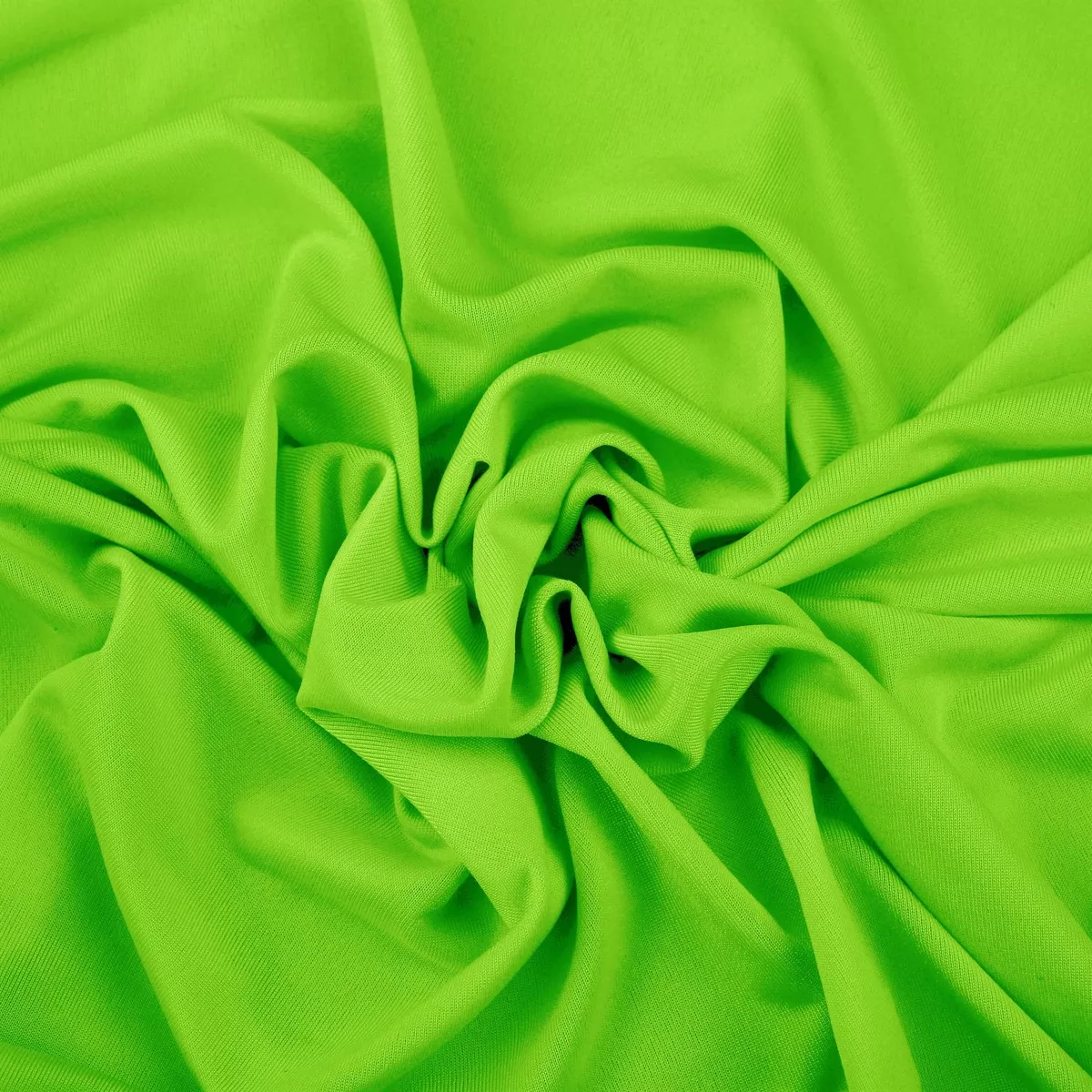 Soft Touch Elastane Dressmaking Fabric- Luxurious Lime