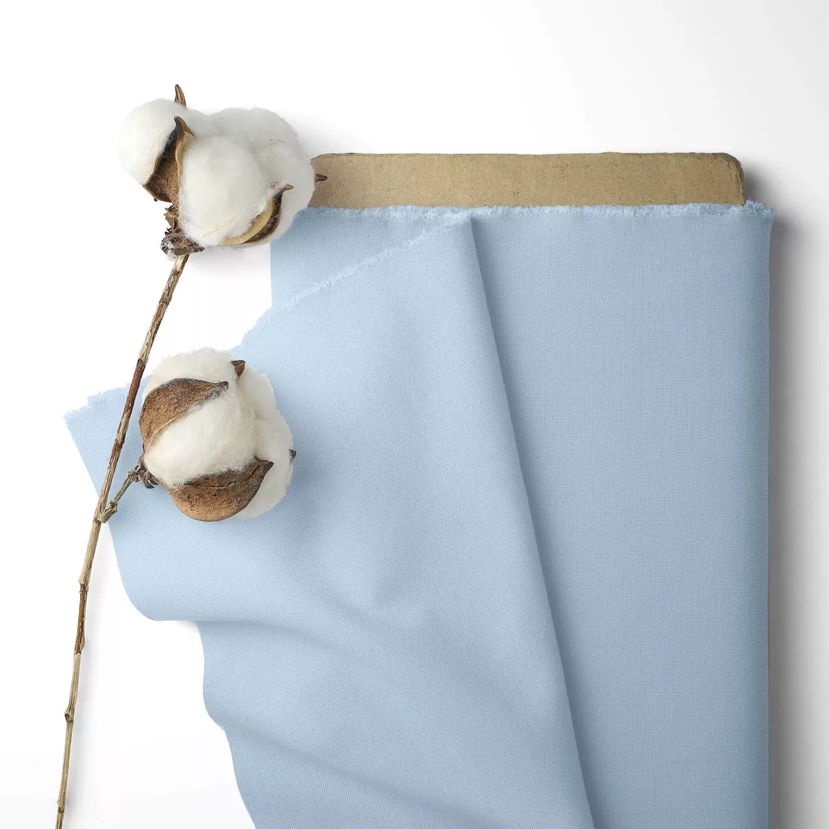 Solid Colour 100% Cotton Sheeting - Baby Blue