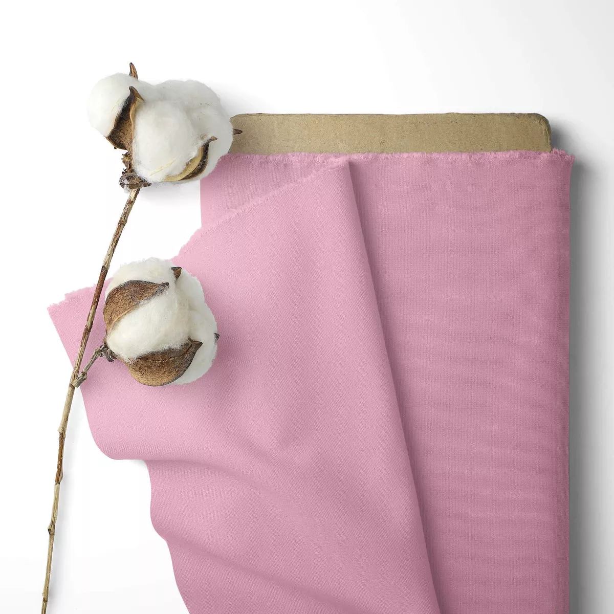 Solid Colour 100% Cotton Sheeting - Baby Pink