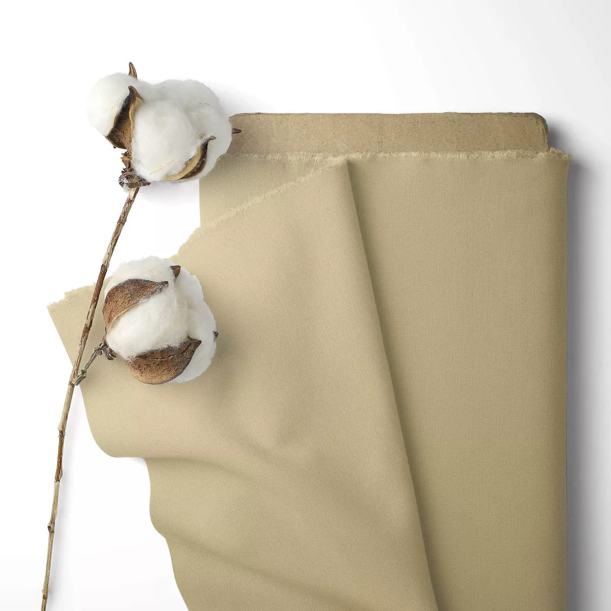 Solid Colour 100% Cotton Sheeting - Beige
