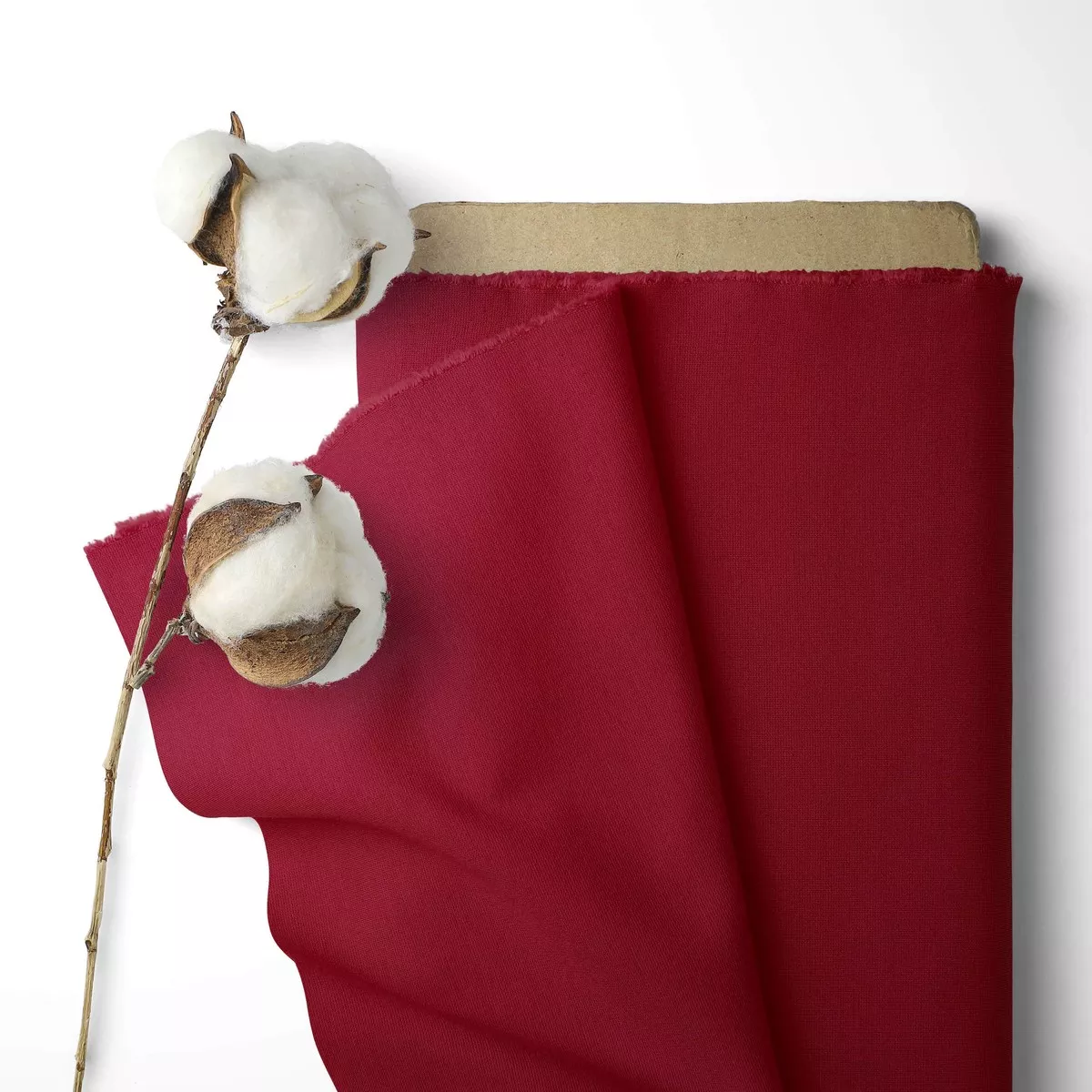 Solid Colour 100% Cotton Sheeting - Burgundy