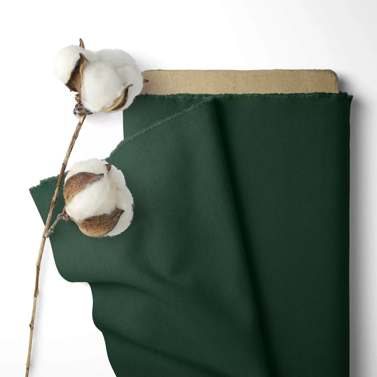 Solid Colour 100% Cotton Sheeting - Forest