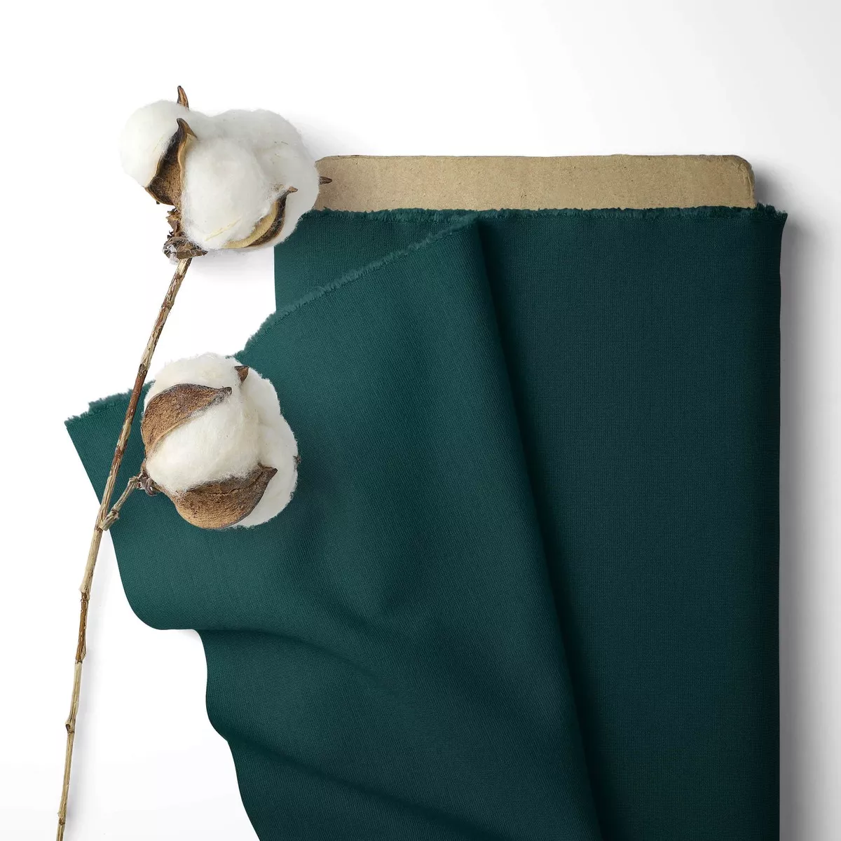 Solid Colour 100% Cotton Sheeting - Gable Green