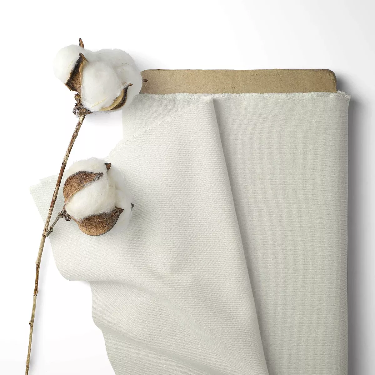 Solid Colour 100% Cotton Sheeting - Ivory