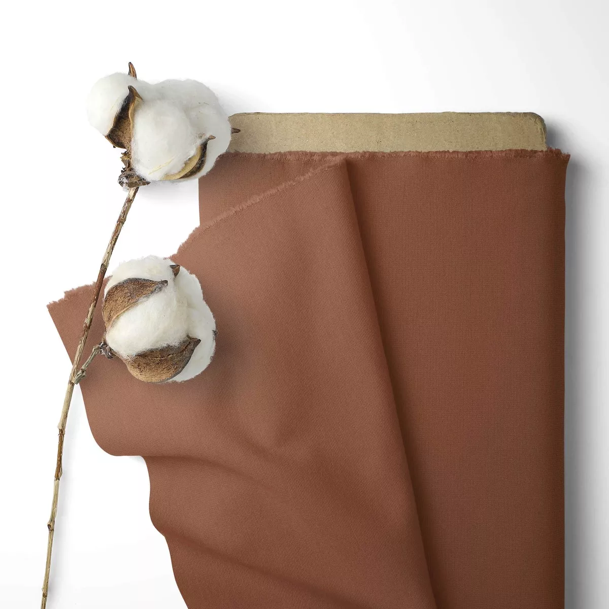 Solid Colour 100% Cotton Sheeting - Old Copper