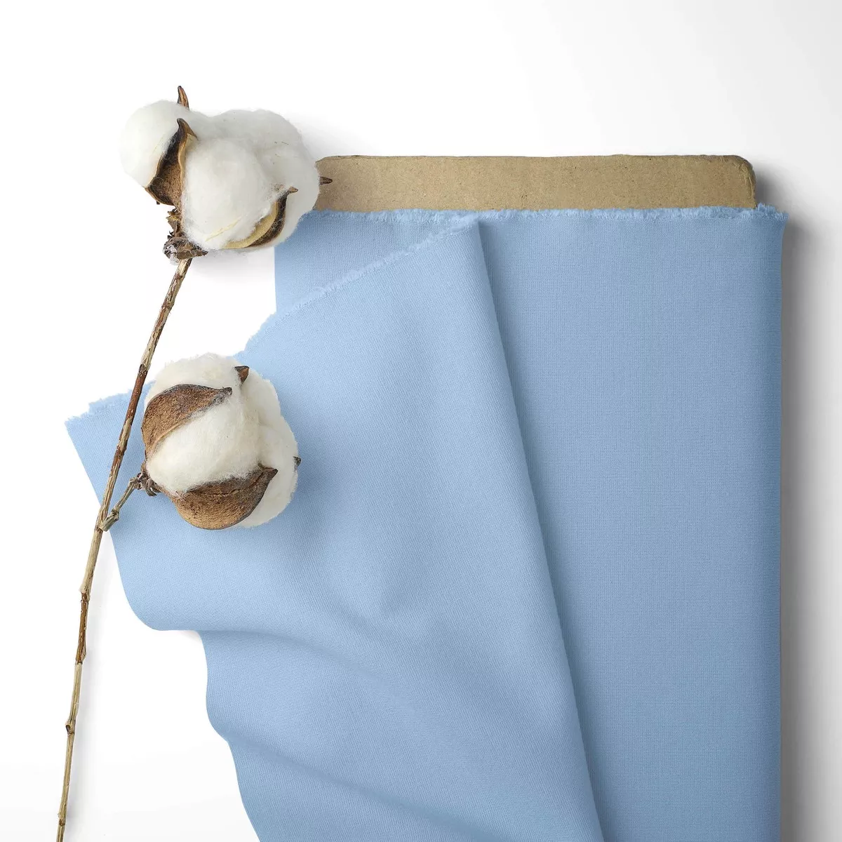 Solid Colour 100% Cotton Sheeting - Rock Blue