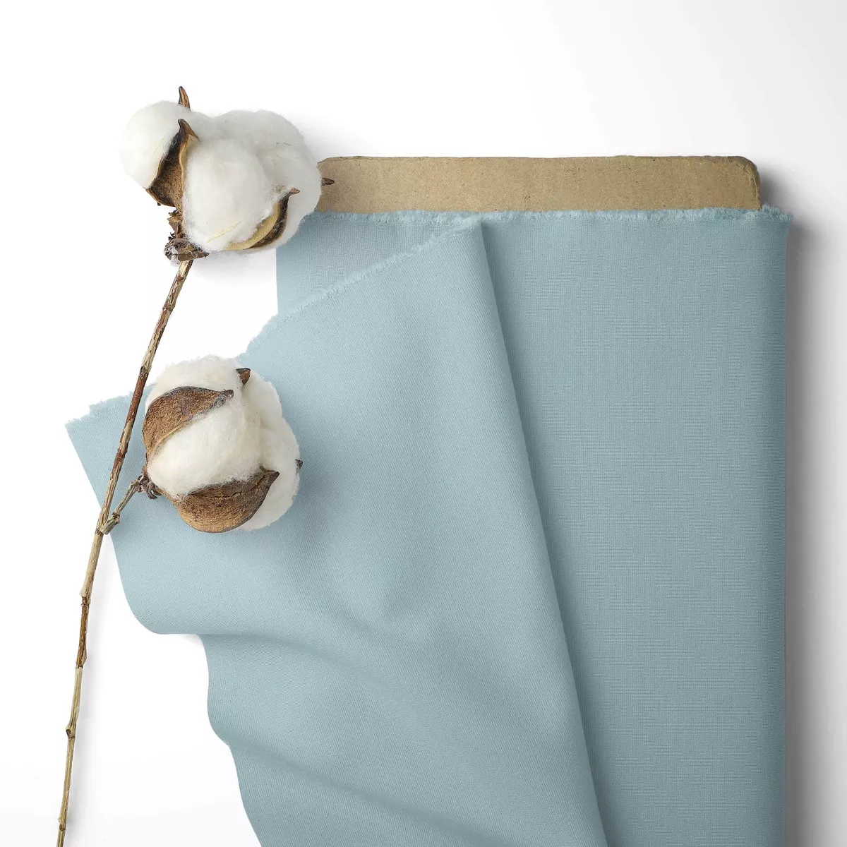 Solid Colour 100% Cotton Sheeting - Tower Blue