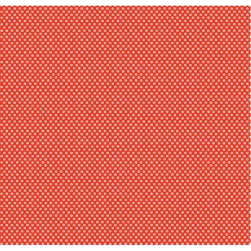 Storytime 30s Dots Red Yardage