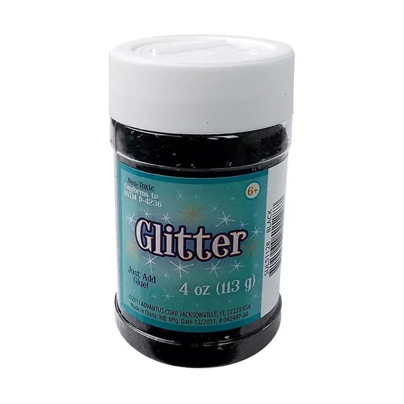 Sulyn Glitter - 4-ounce Jar - Black