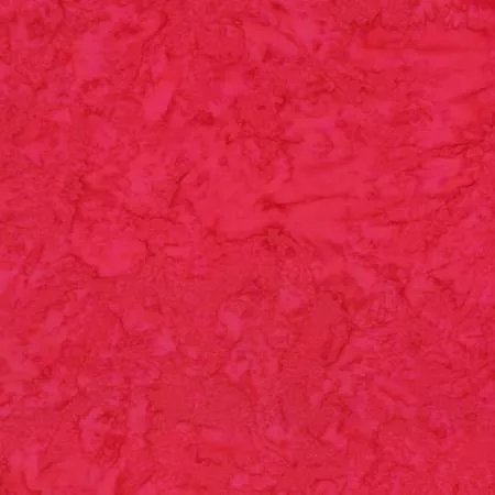 Taffy Red Solidish Hand Dyed Batik:Expressions Batiks by Riley Blake