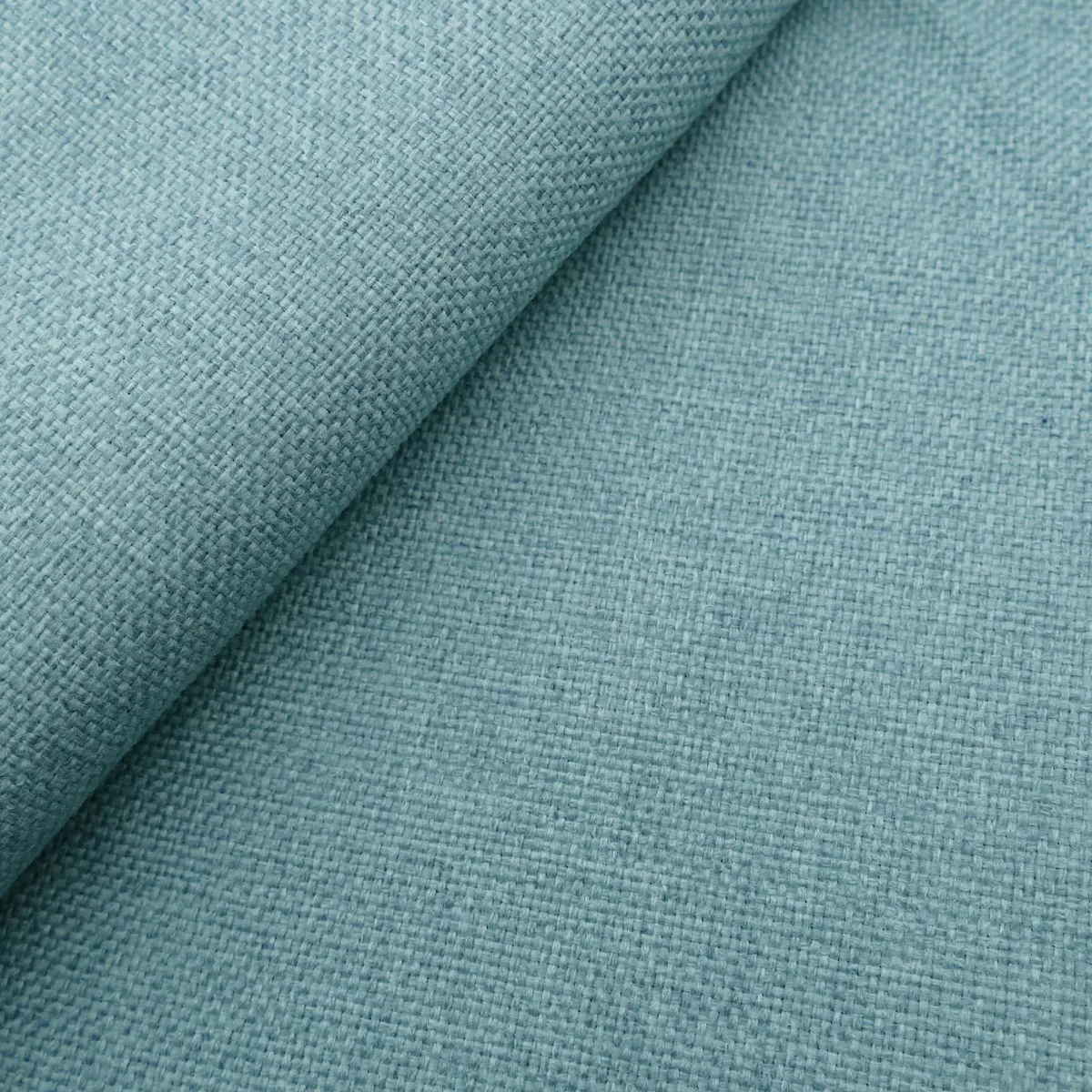 Tweed Linen Look Twill Blend - Light Teal