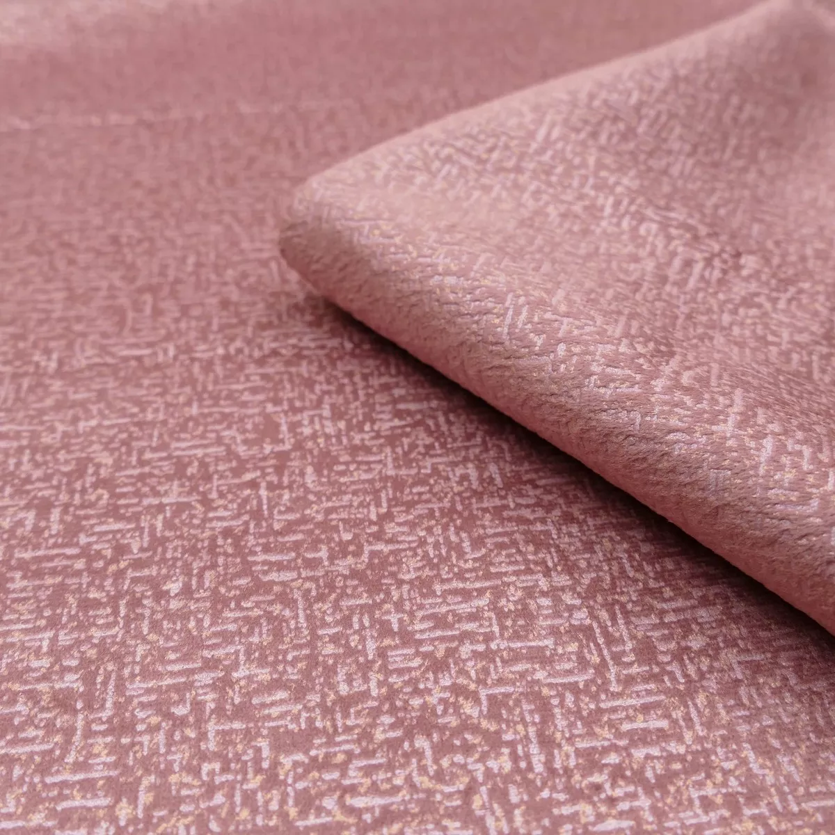 Vienna Textured Velvet Chenille - Old Rose
