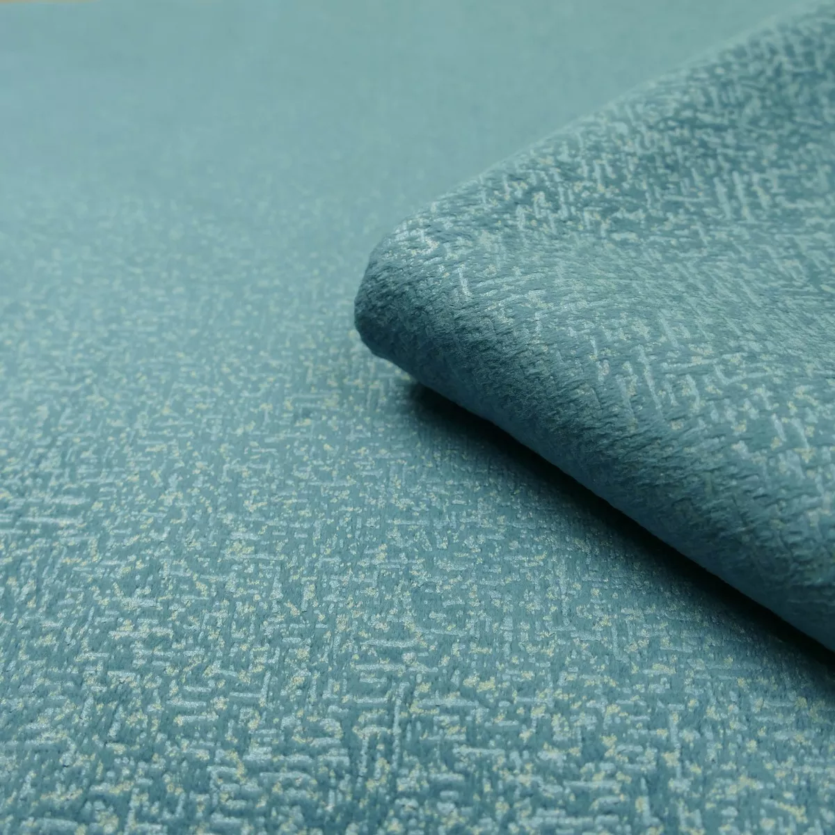 Vienna Textured Velvet Chenille - Teal Blue