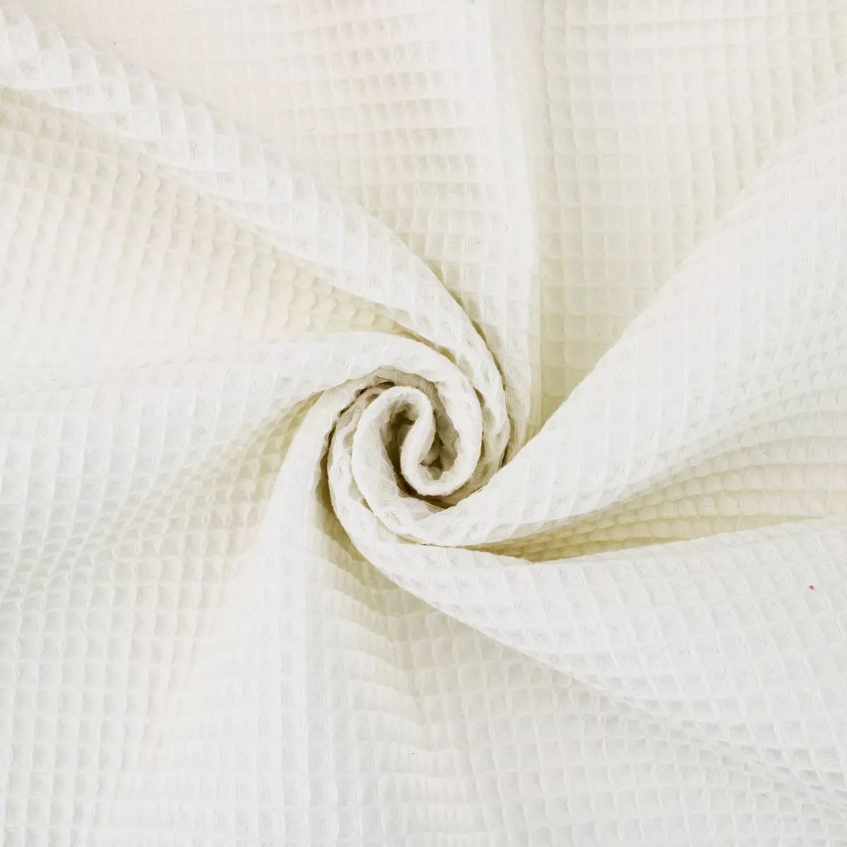 Waffle Cotton Honeycomb/Pique - Ivory