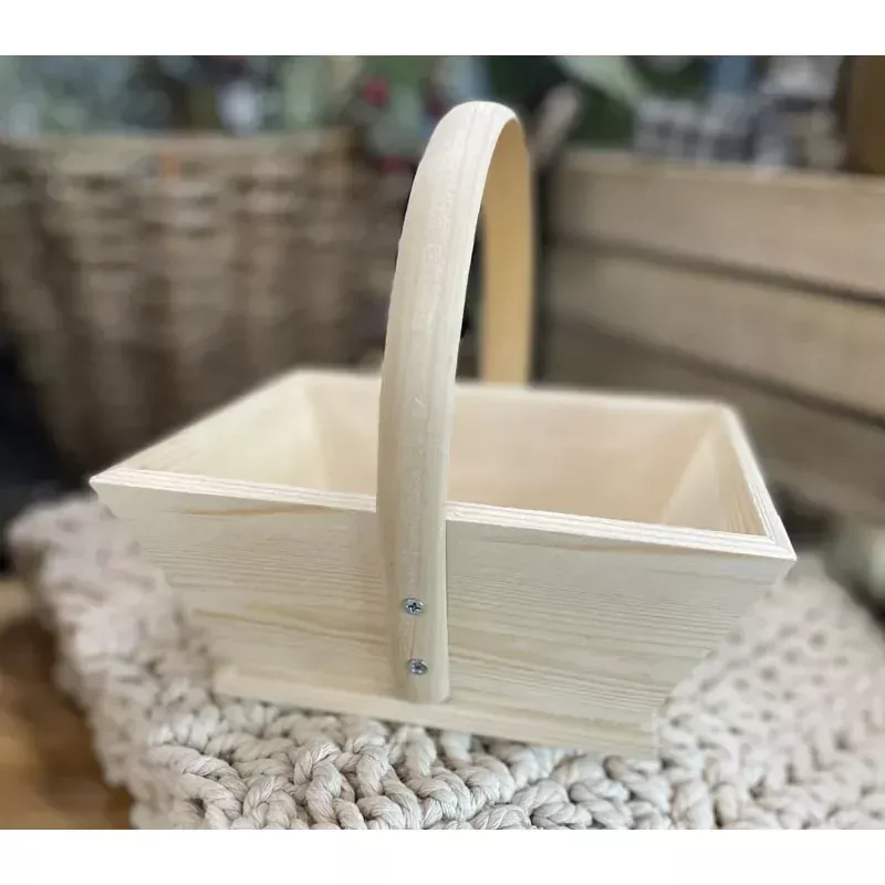 Wooden Basket - Medium