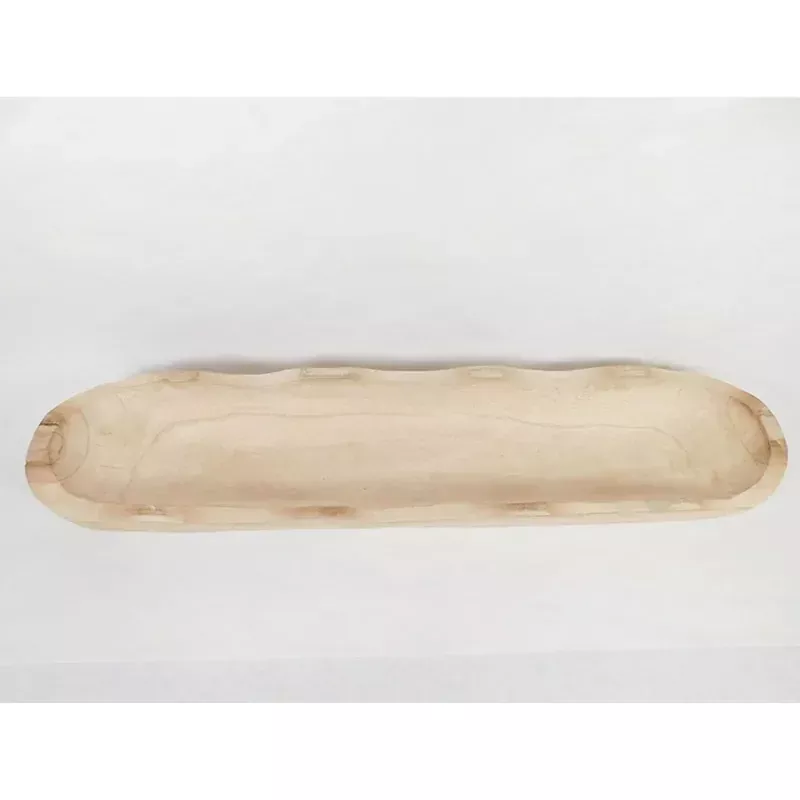 Wooden Dough Bowl Unfinished - Large
