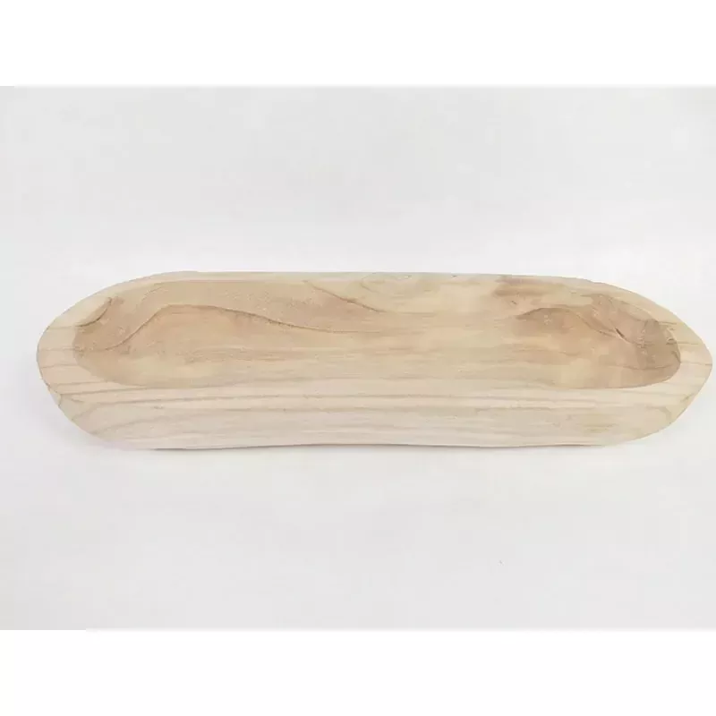 Wooden Dough Bowl Unfinished - Small