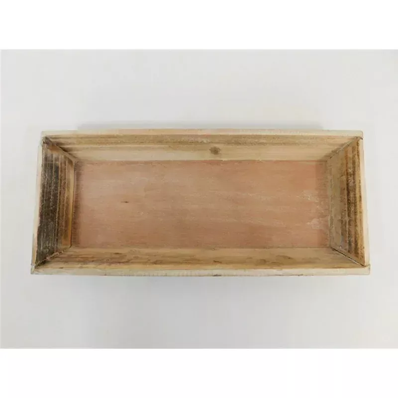 Wooden Tray with Slanted Edges - Natural